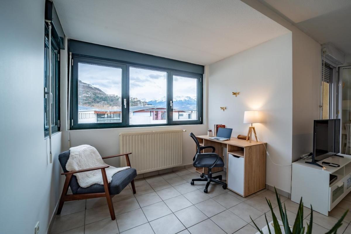Standing Europole, Garage Prive, Calme, Netflix Daire Grenoble Dış mekan fotoğraf